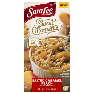 Sara Lee Cobbler Cup Peach Caramel 2pc - 10 OZ - Image 2