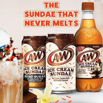 A&W Ice Cream Sundae Soda - 12 - 12 Fl. Oz. - Image 5