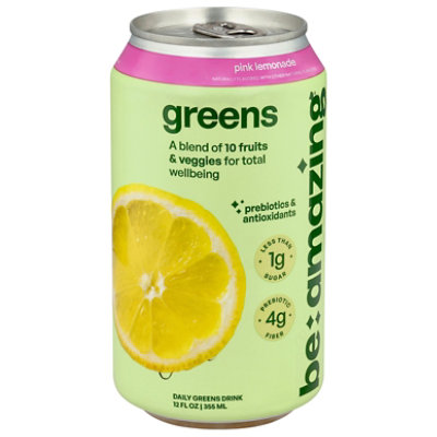 Be Amazing Greens Pink Lemonade 12fz - 12 FZ - Image 2