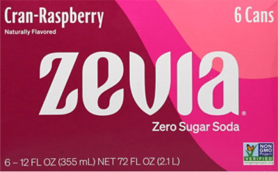 Zevia Cran Raspberry 6-12fz - 6-12 FZ - Image 6