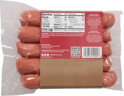 Silva Sausage Beef Franks Skinless - 12 OZ - Image 5
