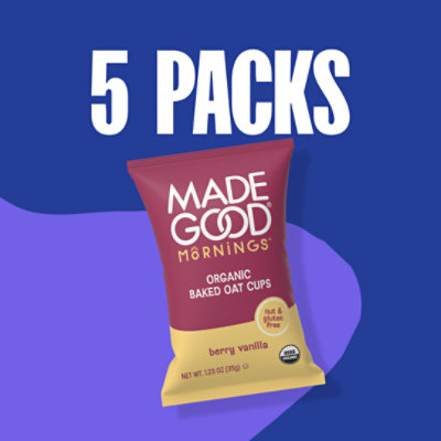 Made Good Berry Vanilla Oat Cups - 6.15 OZ - Image 2