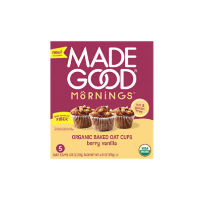 Made Good Berry Vanilla Oat Cups - 6.15 OZ - Image 4