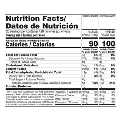 Bauducco Choco Biscuit Tub Smores 16.94oz - 16.94 OZ - Image 2
