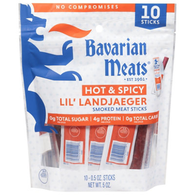 Bavarian Lil Landjaeger Spicy Multipack 10ct - 10 CT - Image 2