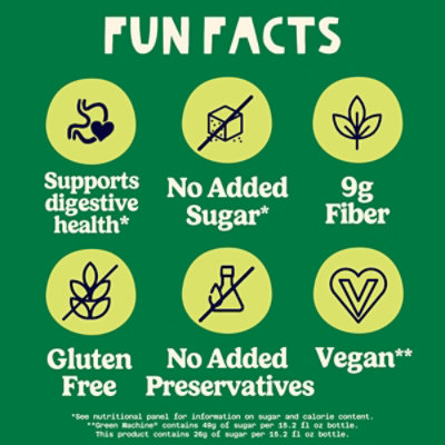 Naked Tropical Greens Fiber Smoothie Bottle - 15.2 Fl. Oz. - Image 6