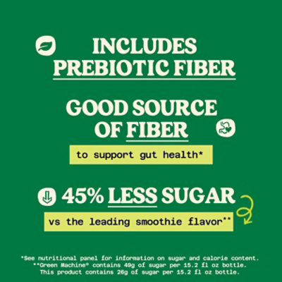 Naked Tropical Greens Fiber Smoothie Bottle - 15.2 Fl. Oz. - Image 3