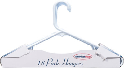 AmericanMaid Plastic Hangers - 18 Pack - Image 4