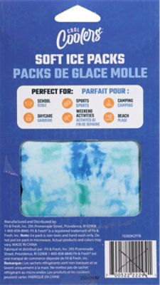 Fit + Fresh Cool Coolers Soft Ice Packs - 2 Pack - Image 4
