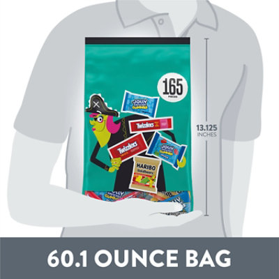 HARIBO JOLLY RANCHER and TWIZZLERS Assorted Fruit Flavored Halloween Candy Bulk Bag - 60.1 Oz - Image 5