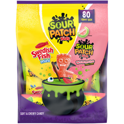 Sour Patch Kids Watermelon Swed Fish 80ct - 2.2 OZ - Image 1