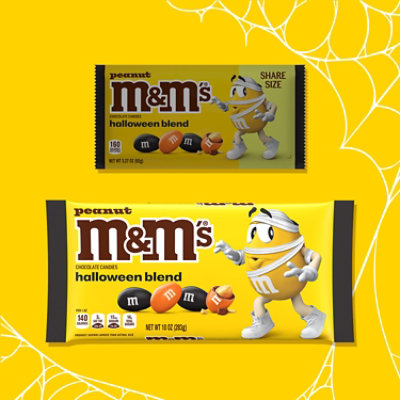 M&M'S Peanut Milk Chocolate Halloween Mix Chocolate Halloween Candy - 10 Oz - Image 2