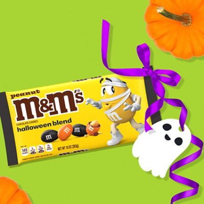 M&M'S Peanut Milk Chocolate Halloween Mix Chocolate Halloween Candy - 10 Oz - Image 5