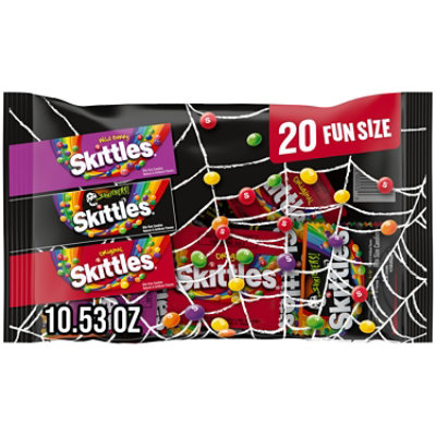 SKITTLES Original Wild Berry & Shriekers Chewy Candy Fun Size Halloween Candy - 20 Count - Image 1