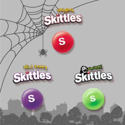 SKITTLES Original Wild Berry & Shriekers Chewy Candy Fun Size Halloween Candy - 20 Count - Image 3