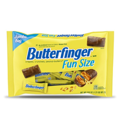 Butterfinger Chocolatey Peanut-Buttery Fun Size Candy Bars Jumbo Bag - 19.8 Oz - Image 1