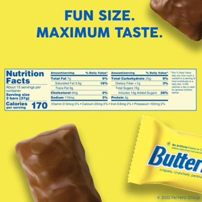 Butterfinger Chocolatey Peanut-Buttery Fun Size Candy Bars Jumbo Bag - 19.8 Oz - Image 3