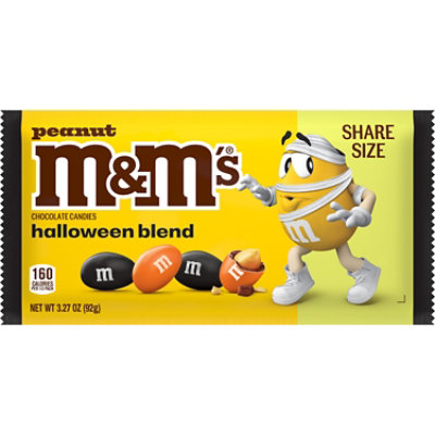 M&M'S Peanut Halloween Blend Milk Chocolate Halloween Candy Share Size - 3.27 Oz - Image 1