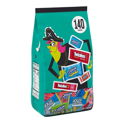 JOLLY RANCHER and TWIZZLERS Assorted Fruit Flavored Halloween Candy Bulk Bag - 41.07 Oz - Image 1