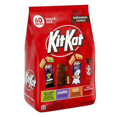 KIT KAT Assorted Flavored Wafer Snack Size Halloween Candy Bag - 30.2 Oz - Image 1