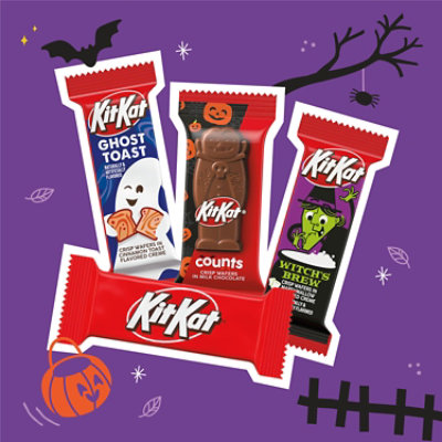 KIT KAT Assorted Flavored Wafer Snack Size Halloween Candy Bag - 30.2 Oz - Image 3