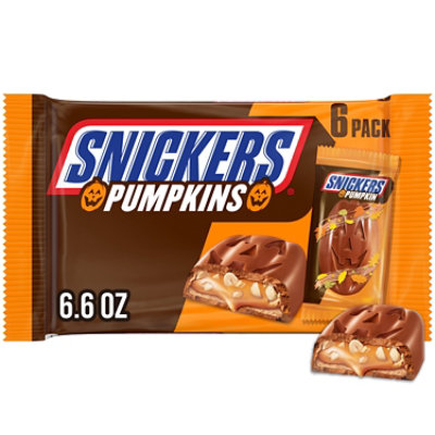 Snickers Pumpkins 6pk - 6.6 OZ - Image 1