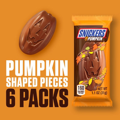 Snickers Pumpkins 6pk - 6.6 OZ - Image 2