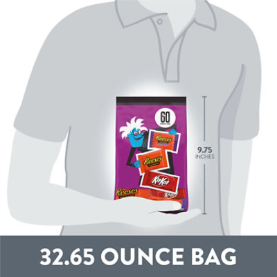 KIT KAT and REESE'S Assorted Milk Chocolate Snack Size Halloween Candy Bag - 32.65 Oz - Image 5