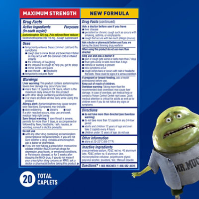 Mucinex Maximum Strength Fast-Max Caps Cold & Flu- 20 Count - Image 6