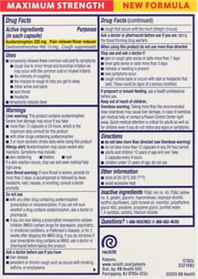 Mucinex Fast-Max Cold & Flu Liquid Gels - 16 Count - Image 4