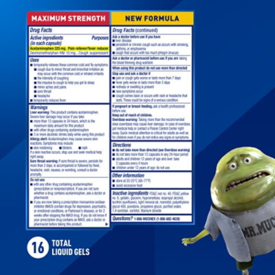 Mucinex Fast-Max Cold & Flu Liquid Gels - 16 Count - Image 5