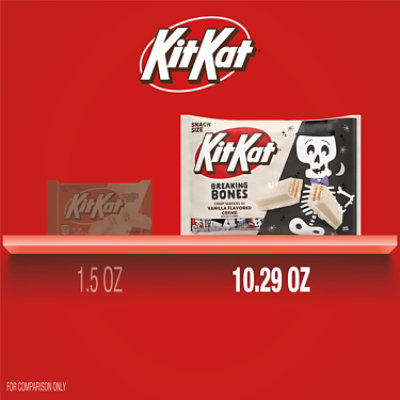 Kit Kat Breaking Bones Vanilla Flavored Creme Wafer Snack Size Halloween Candy Bag - 10.29 Oz - Image 5