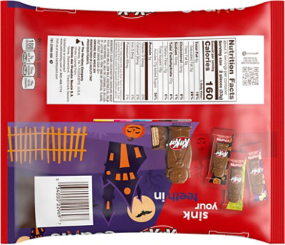 KIT KAT Milk Chocolate Wafer Snack Size Counts Halloween Candy Bag - 9.44 Oz - Image 5