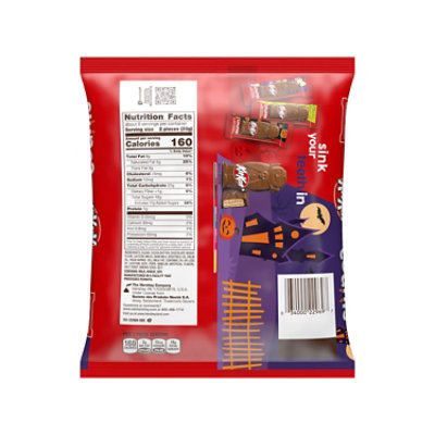 KIT KAT Milk Chocolate Wafer Snack Size Counts Halloween Candy Bag - 9.44 Oz - Image 2