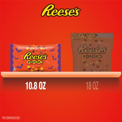 REESE'S PIECES Peanut Butter in a Crunchy Shell Halloween Candy Bag - 10.8 Oz - Image 5