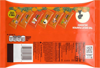 REESE'S Snoopy & Friends Milk Chocolate Peanut Butter Pumpkins Halloween Candy Bag - 9 Oz - Image 5