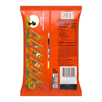 REESE'S Snoopy & Friends Milk Chocolate Peanut Butter Pumpkins Halloween Candy Bag - 9 Oz - Image 2