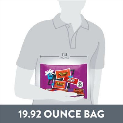 KIT KAT and REESE'S Assorted Milk Chocolate Snack Size Halloween Candy Bag - 19.92 Oz - Image 5