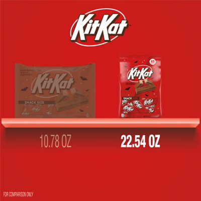 KIT KAT Milk Chocolate Wafer Snack Size Halloween Candy Bag - 22.54 Oz - Image 5