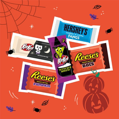 HERSHEY'S KIT KAT and REESE'S Assorted Flavored Snack Size Halloween Candy Bag - 17.28 (30 Pieces) - Image 3