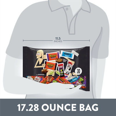 HERSHEY'S KIT KAT and REESE'S Assorted Flavored Snack Size Halloween Candy Bag - 17.28 (30 Pieces) - Image 5