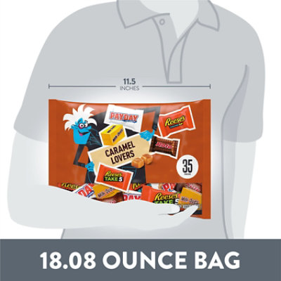 Hershey Assorted Caramel Flavored Halloween Candy Bag - 18.08 Oz - Image 5