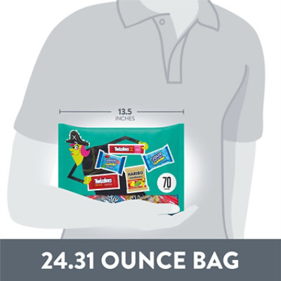 HARIBO JOLLY RANCHER and TWIZZLERS Assorted Fruit Flavored Halloween Candy Bag - 24.31 Oz - Image 5