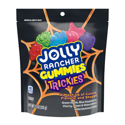 Jolly Rancher Trickies Gummies Assorted Fruit Flavored Halloween Candy Bag - 7.1 Oz - Image 1