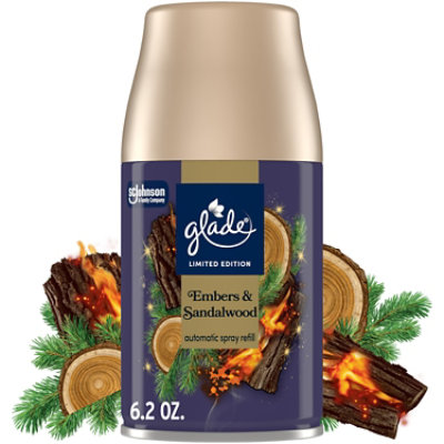 Glade Automatic Spray Refill, Limited Edition Embers & Sandlewood - 6.2 Oz - 6.2 OZ - Image 1