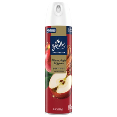 Glade Aerosol Air Freshener, Limited Edition Warm Apple & Spices - 8 Oz. - 8 OZ - Image 2