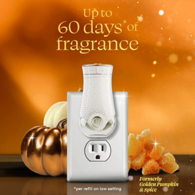 Glade Plugins Scented Oil Refills & Warmer, Pumpkin & Ginger - 1 Warmer & 2-.67 Fl. Oz. Refills - 2-.67 FZ - Image 4