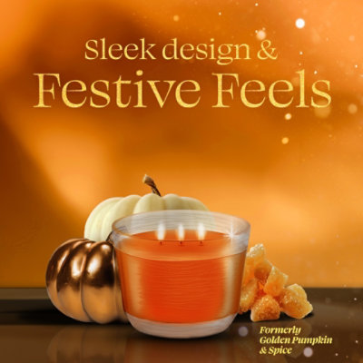Glade 3 Wick Candle, Limited Edition Pumpkin & Ginger - 6.8 Oz. - 6.8 OZ - Image 4