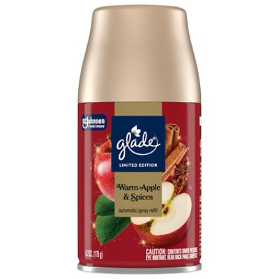Glade Automatic Spray Refill, Limited Edition Warm Apple & Spices - 6.2 Oz. - 6.2 OZ - Image 2