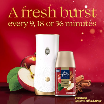Glade Automatic Spray Refill, Limited Edition Warm Apple & Spices - 6.2 Oz. - 6.2 OZ - Image 4